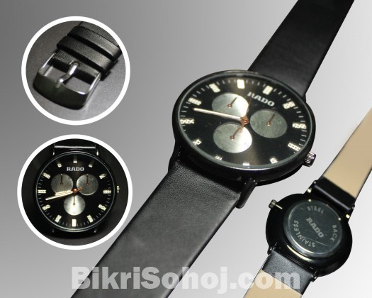 Rado Black Colour Watch